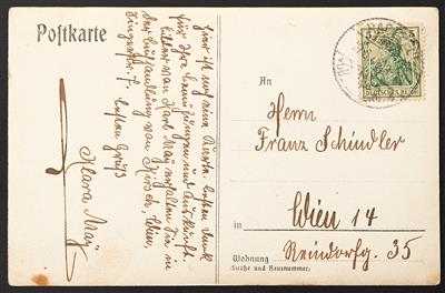 Deutsches Reich Poststück - 1906 Klara May(4.7.1864/ 31.12.1944, - Briefmarken