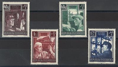 ** - Österr. 1951 Wiederaufbau II, - Briefmarken