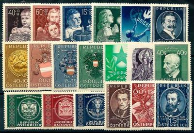** - Österr. Jahrgang 1949 kpl., - Briefmarken