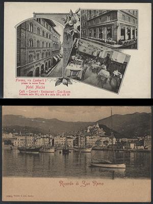 Poststück - Partie AK Italien, - Briefmarken