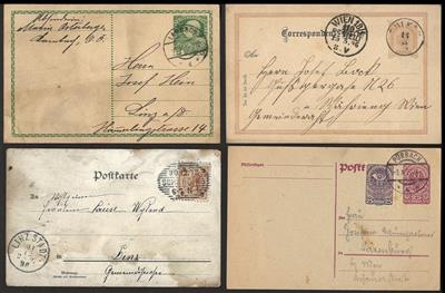 Briefstück - Partie Belege Österreich ab Monarchie, - Briefmarken