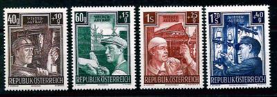 ** - Österr. Wiederaufbau - Briefmarken