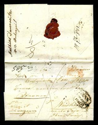 1836/49 Brünn: ZierovalOrtsstempel, - Briefmarken