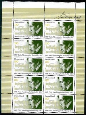 BRD ** - 1997 Mendelssohn Paar - Briefmarken