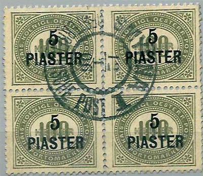 gestempelt - Ö. P. in  d. Levante - Briefmarken