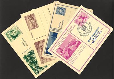 Poststück - Partie ungelaufene Bildganzsachen Österr. II. Rep., - Briefmarken