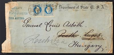 Österr. 1869 Wertbrief mit Vordruck - Briefmarken und Ansichtskarten