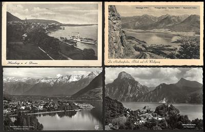 Poststück - 200 topografische Ansichtskarten von Österreich ab der Zwischenkriegszeit, - Briefmarken und Ansichtskarten