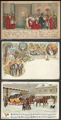 Poststück - Ca. 100 Motivkarten vorwiegend Musik, - Briefmarken und Ansichtskarten