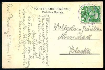 Poststück - Österr. Monarchie, - Briefmarken und Ansichtskarten