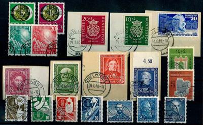 .gestempelt/Briefstück - Partie meist BRD - Stamps and postcards