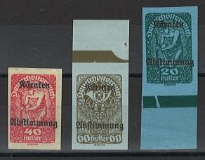 (*) - Österr. 1920 - 20, - Briefmarken und Ansichtskarten