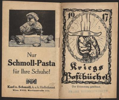 Österr. Monarchie - Kriegs - Postbüchel 1917, - Briefmarken und Ansichtskarten