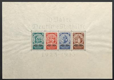 * - D.Reich Block Nr. 2 (NOTHILFE), - Briefmarken