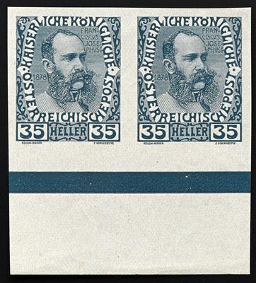 (*) - Österr. Nr. 139 U/49 U je im ungezähnten waagr. Paar, - Stamps