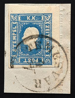 Briefstück - Österr. Nr. 16 frisches Prachtstück mit Stempel TEMESVAR, - Briefmarken