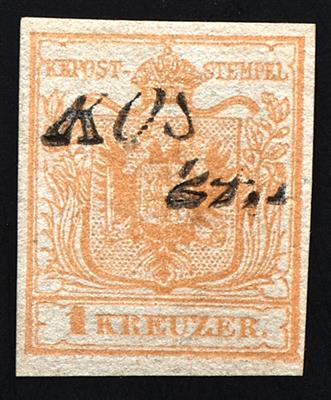 gestempelt - Österreich Nr. 1 H Ia, - Známky