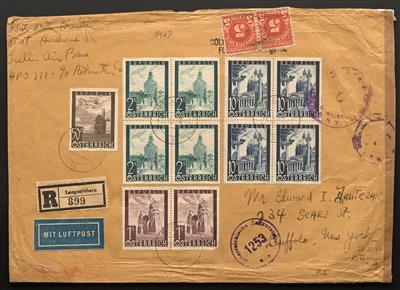 Poststück - Außergewöhnlicher Flugpostbrief - Briefmarken