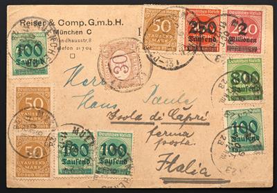 Poststück - D.Reich 1923 - 2 Briefe - Briefmarken