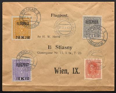 Poststück - Österreich Flugpost 1918, - Stamps