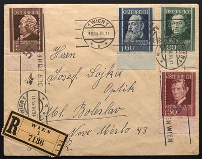 Poststück - (Ostmark) 1938 - 4 Briefe mit Österr. Frankatur, - Briefmarken