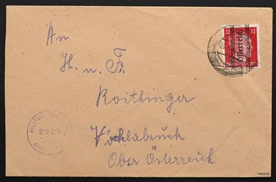 Poststück - Steiermark 1945 - 12 Pfg. Grazer - Briefmarken