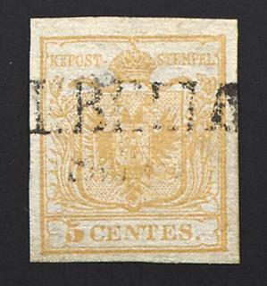 .Briefstück - Lombardei-Venetien Nr. 1 (9), - Francobolli
