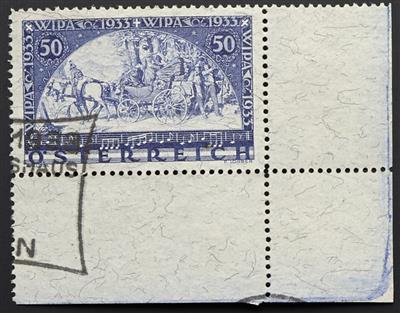 .Briefstück - Österr. WIPA Faser Eckrandstück, - Briefmarken