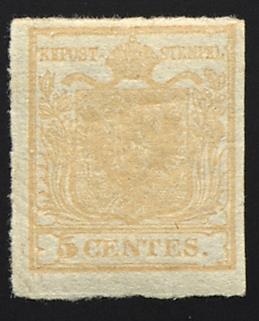 * - Lombardei-Venetien Nr. 1, - Briefmarken