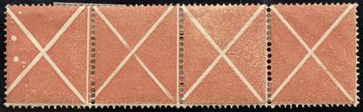 * - Österreich Ausgabe 1858 Großes Andreaskreuz in Rot, - Stamps