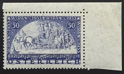 ** - Österreich WIPA Faser (Marke aus Block), - Briefmarken