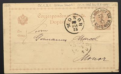Poststück/Briefstück - Partie Karten BosnienHerzegowina aus 1885/1917, - Briefmarken