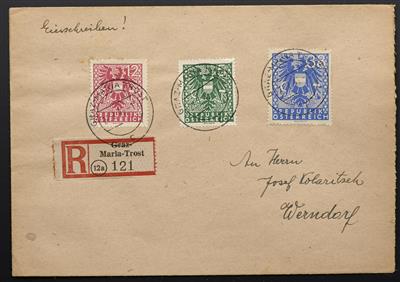 Poststück - Österr. 1945 Rekobrief - Stamps