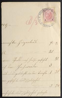 Poststück - Partie Poststücke Österr. Monarchie aus ca. 1893/1907, - Briefmarken