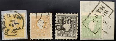 Ú/Briefstück - Österreich Nr. 10 II gelb, - Známky