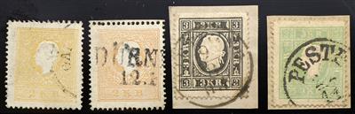 Ú/Briefstück - Österreich Nr. 10 II gelb, - Briefmarken