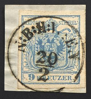 Ú/Briefstück - Österreich Nr. 5 M IIIa, - Briefmarken