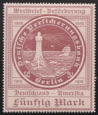 * - D. Schiffspost Ozeanreederei Nr. 3/8, - Briefmarken