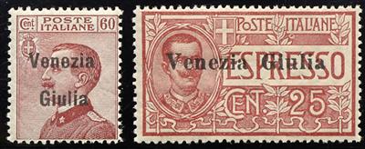 * - Italienische Besetzung Julisch-Venetien Nr. 19/29, - Briefmarken