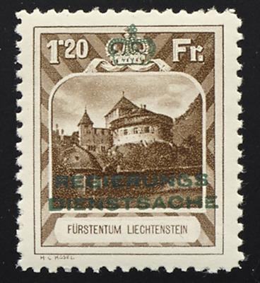 ** - Liechtenstein Dienst Nr. 1/8, - Stamps