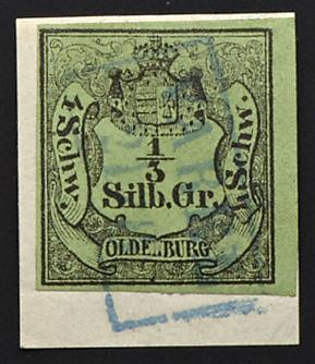 Briefstück - Oldenburg Nr. 1, - Známky