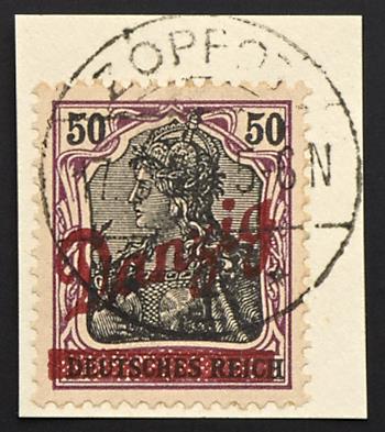 gestempelt/Briefstück - Danzig Nr. 32, - Briefmarken