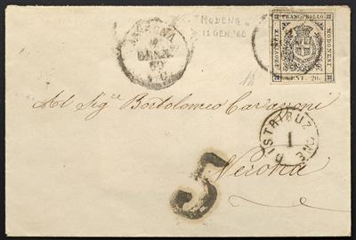 Poststück - Altital. Staaten, - Briefmarken