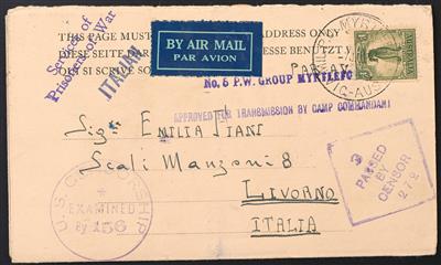 Poststück - Australien Kriegsgefangenenbrief - Briefmarken