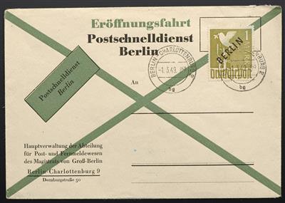 Poststück - Berlin, - Briefmarken