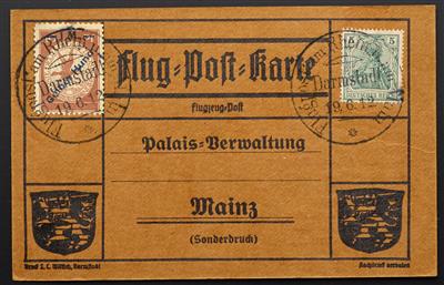 Poststück - D.Reich Nr. IV (Gelber Hund), - Francobolli