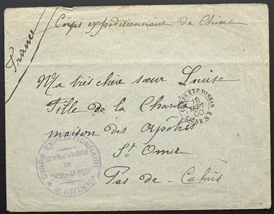 Poststück - Frankreich 1900, - Známky