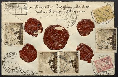 Poststück - Partie Poststücke Baltische Staaten aus ca. 1898/1940, - Známky