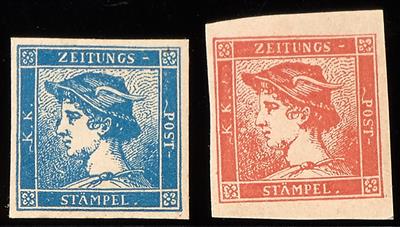 **/* - ND 1866 der Österreich Nr. 9 ** bzw. Nr. 6 *, - Stamps