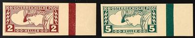 ** - Österreich Nr. 219 U/20 U, ungezähnt - Briefmarken